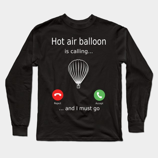 hot air balloon Long Sleeve T-Shirt by ETTAOUIL4